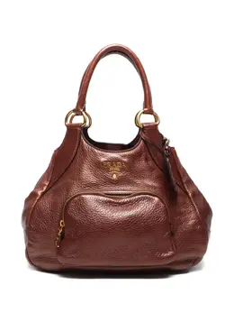 Prada Pre-Owned: Коричневая сумка 