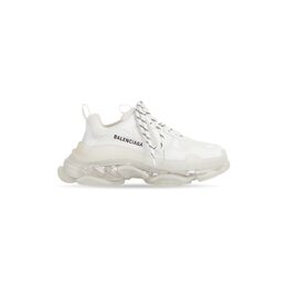 Balenciaga: Белые кроссовки  Triple S