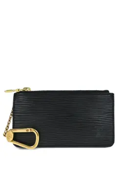 Louis Vuitton Pre-Owned: Чёрный кошелёк 