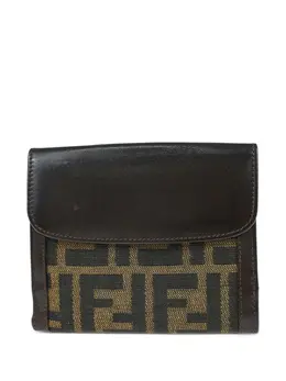 Fendi Pre-Owned: Коричневый кошелёк 