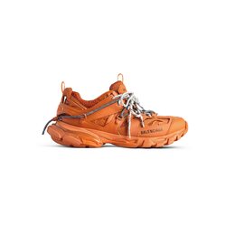 Balenciaga: Оранжевые кроссовки  Track