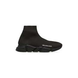 Balenciaga: Чёрные кроссовки  Speed