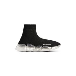 Balenciaga: Чёрные кроссовки  Speed.2