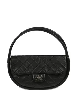 CHANEL Pre-Owned: Чёрная сумка-шоппер 