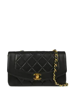 CHANEL Pre-Owned: Чёрная сумка 