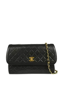 CHANEL Pre-Owned: Чёрная сумка 
