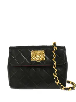 CHANEL Pre-Owned: Чёрная сумка 