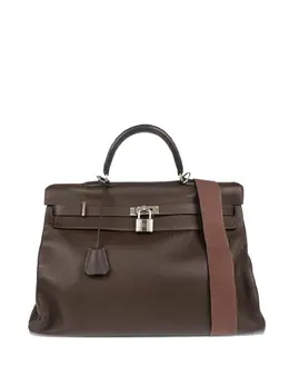 Hermès Pre-Owned: Коричневая сумка-шоппер 