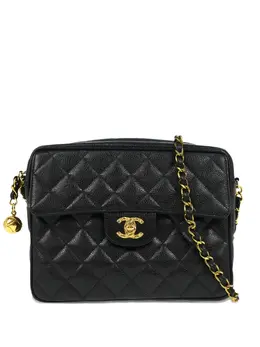 CHANEL Pre-Owned: Чёрная сумка 
