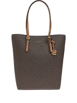 Michael Michael Kors: Коричневая сумка-шоппер 