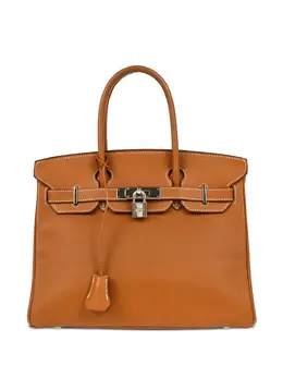 Hermès Pre-Owned: Коричневая сумка-шоппер 
