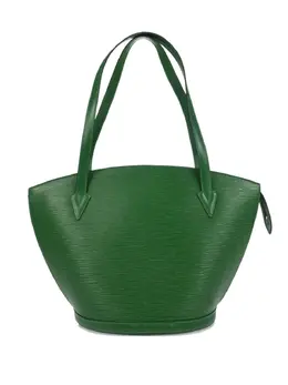 Louis Vuitton Pre-Owned: Зелёная сумка 