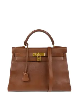 Hermès Pre-Owned: Коричневая сумка-шоппер 