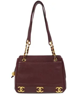 CHANEL Pre-Owned: Красная сумка 