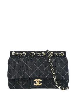 CHANEL Pre-Owned: Синяя сумка 