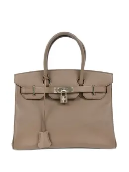 Hermès Pre-Owned: Серебристая сумка 