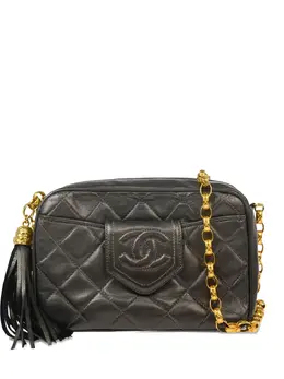 CHANEL Pre-Owned: Чёрная сумка 