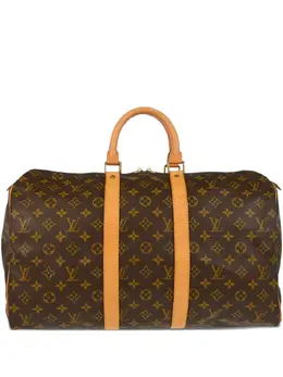 Louis Vuitton Pre-Owned: Коричневая сумка 