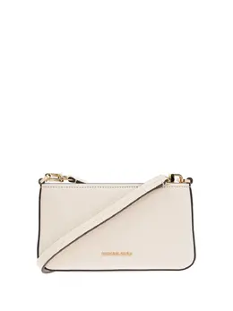 Michael Michael Kors: Бежевая сумка через плечо 