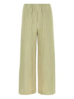 Homme Plissé Issey Miyake: Бежевые брюки 