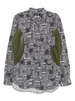 Comme des Garçons Homme Deux: Чёрная рубашка 