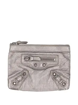 Balenciaga Pre-Owned: Серебристый картхолдер 