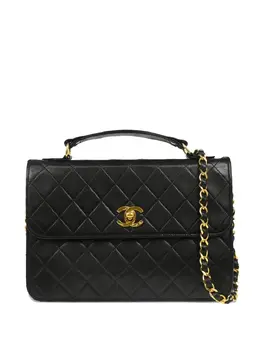 CHANEL Pre-Owned: Чёрная сумка 