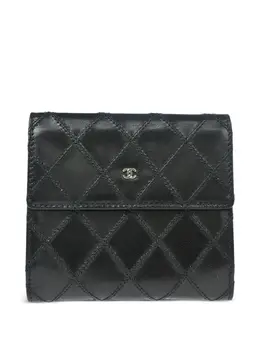 CHANEL Pre-Owned: Чёрный кошелёк 