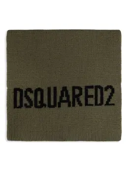 DSQUARED2: Зелёный шарф 