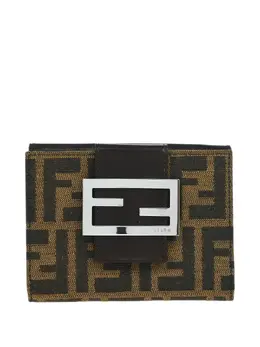 Fendi Pre-Owned: Коричневый кошелёк 