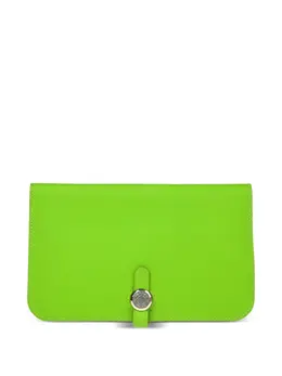Hermès Pre-Owned: Зелёный кошелёк 
