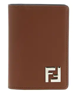 FENDI: Коричневый кошелёк 