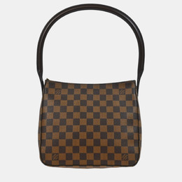 Louis Vuitton: Коричневая сумка  Looping
