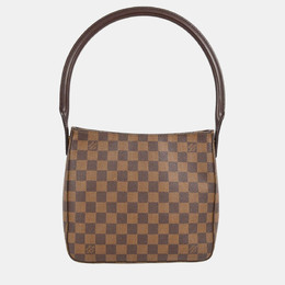 Louis Vuitton: Коричневая сумка  Looping