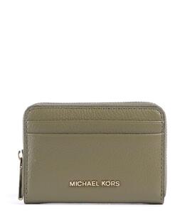 Michael Kors: Зелёный кошелёк  Jet Set