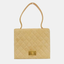 Chanel: Бежевая сумка 