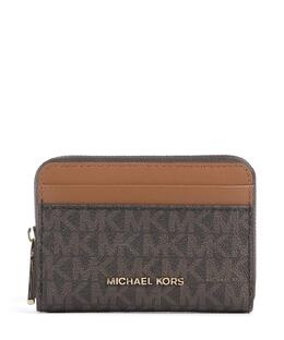 Michael Kors: Коричневый кошелёк  Jet Set