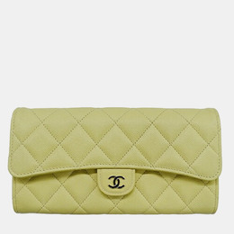 Chanel: Жёлтый кошелёк 