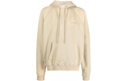 Off-White: Бежевая толстовка 