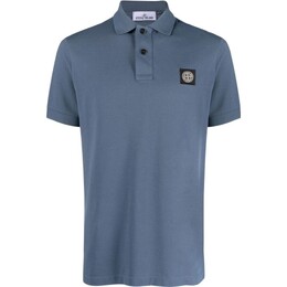 Stone Island: Синяя рубашка 