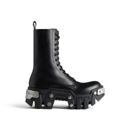 Balenciaga: Чёрные ботинки  Bulldozer