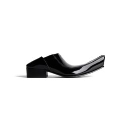 Balenciaga: Чёрные сабо 