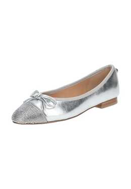 Steve Madden: Серебристые балетки 