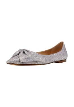 Steve Madden: Серебристые балетки 