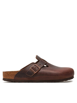 Birkenstock: Коричневые шлёпанцы  Boston