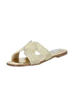 Steve Madden: Золотые сабо 