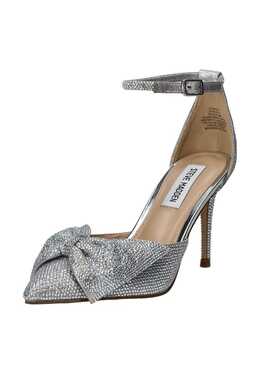 Steve Madden: Серебристые сандалии 