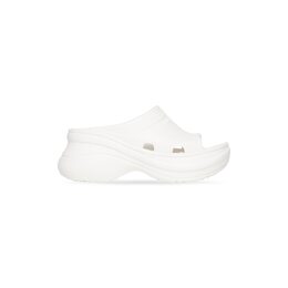 Balenciaga: Белые сандалии 