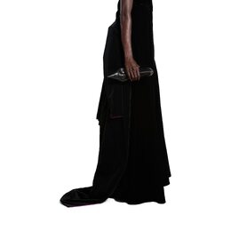 Balenciaga: Чёрные туфли 