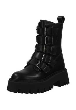 Steve Madden: Чёрные ботинки 